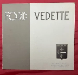 1950 Ford "VEDETTE" - Original Netherlands Dutch Car Brochure / Catalog - Picture 1 of 3