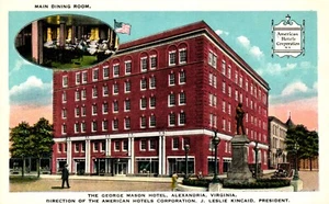 Postcard the George Mason hotel, Alexandria, Virginia - Picture 1 of 2