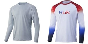 Camisas de manga larga HUK Pursuit ¡ELIGE TU COLOR ESTILO Y TALLA! - Imagen 1 de 10
