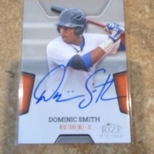 2013 Leaf Rize Rize of the Prodigy Dominic Smith Autograph #PR-19
