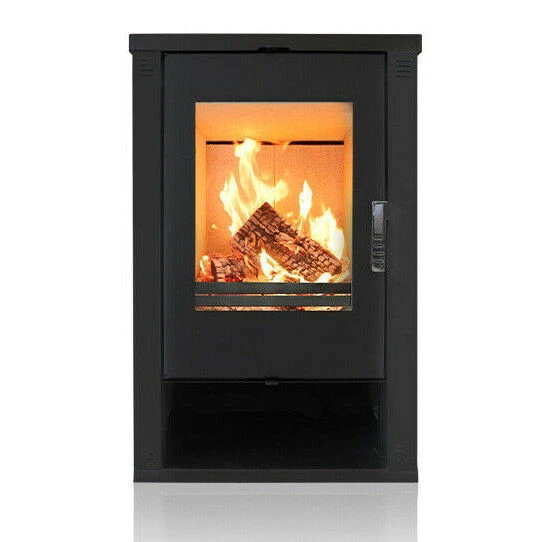 Verso Theia 9kW Caminetto a Legna - Nero