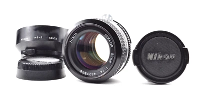 【Como nuevo】Nikon NIKKOR 50mm f/1.4 Ai para FE, FE2, FA, FG, FM, FM2 de Japón... - Imagen 1 de 4