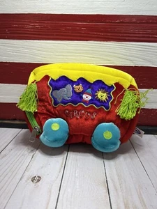 Mary Meyer Plüsch bunt Reißverschluss Zirkuswagen & Fingerpuppen Tiger Clown Schwein - Bild 1 von 9