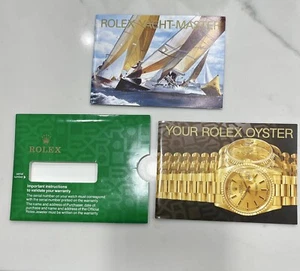 Original Rolex Yacht Master 1997 Booklet Manual FULL SET 16628 68628 69623 MINT - Picture 1 of 4