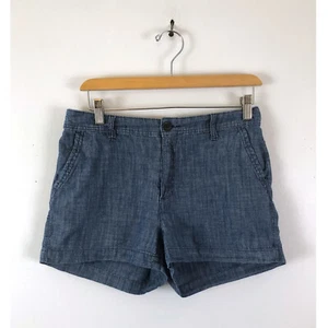 A NEW DAY Blue Shorts Women's Size 6 100% Cotton Short Casual Summer - Picture 1 of 5