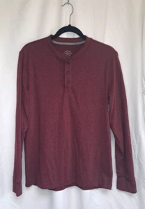 Henley Size Small Men Maroon Legacy Tagless - Picture 1 of 3