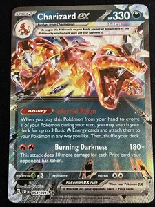 Charizard ex 054/091 Sv: Paldean Fates Holo - Bild 1 von 2