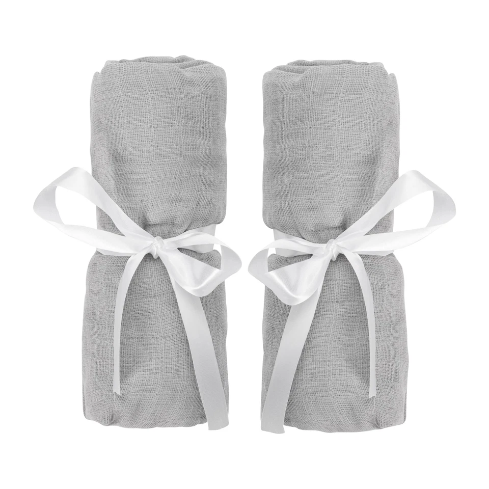 Fitted Sheets for Bassinet & Bedside Sleeper (2-Pack) - Ultra-Breathable Newton