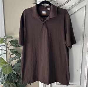 Camisa Polo Callaway C-Tech Marrón Manga Corta, Para Hombre Talla Grande - Imagen 1 de 8