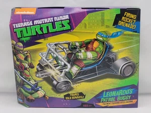 Leonardo's Patrol Buggy Playmates Nickelodeon TMNT 2012 Vehículo 2014 Tortugas - Imagen 1 de 14