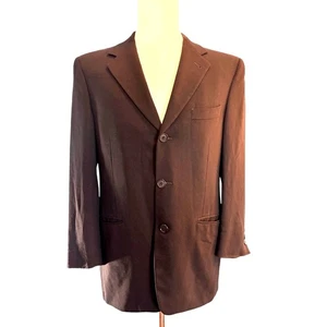 Made in ITALY CANALI Proposta 3 Button Sportcoat Blazer Jacket 100% Wool SZ 46  - Picture 1 of 10