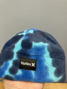 Hurley Beanie Totenkopf Mütze blau Batik Einheitsgröße Jugend Kinder Jungen - Bild 1 von 9