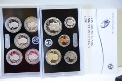 2017 Silver Proof Set U.S. Mint Original Government Packaging OGP COA - Image 1 of 4