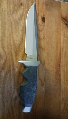 Gerber Steadfast Fixed Blade Knife W/ Original Sheath and leg strap - Image 1 of 4