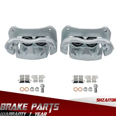 2x Front Brake Calipers w/ Bracket for Toyota Highlander 10-18 Sienna 2011-2018 Foto 1 de 4