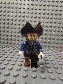 Lego Pirates Caribbean Hector Barbossa Pegleg Minifigure poc028 