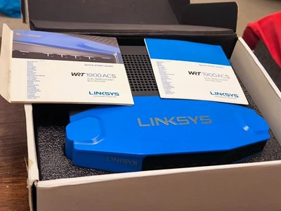 Linksys wrt1900acs Dual-Band Wi-Fi Router with Ultra Fast 1.6GHz CPU /w OpenWRT - Image 1 of 4