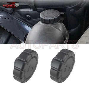 2Radiator Coolant Reservoir Expansion Tank Cap 2105010615 For Mercedes C E Class - Imagen 1 de 10