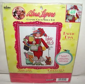 Bucilla Alma Lynne Counted Cross Stitch Kit #45620 FABRIC DIVA NEW - Bild 1 von 2
