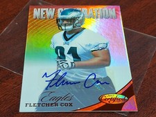 2012 Certified Mirror Red Signatures #271 Fletcher Cox Rookie Auto /350 !!!!!