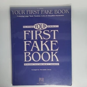 First Fake Book See Edition For Keyboard Vocal Guitar Sheet Music Book  - Picture 1 of 4