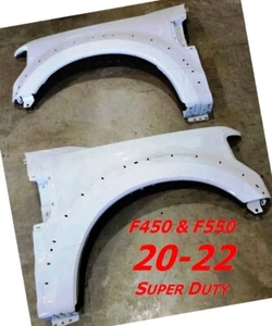 20-22 Super Duty Front Fenders HC3B16E132AE;HC3B16E133AE OEM Factory - Picture 1 of 11