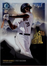 2018 Bowman Chrome Peaks of Potential Refractors #PPYA Yordan Alvarez - NM-MT