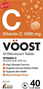 Vitamin C Blood Orange Effervescent Tablets 40 Pack - Picture 1 of 12