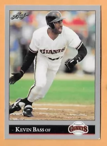 KEVIN BASS SAN FRANCISCO GIANTS #76 - FOGLIA NM-MT 1992 - Foto 1 di 2