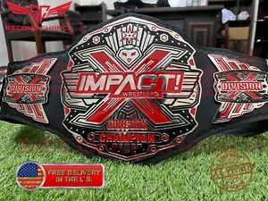Impact Wrestling Division Championship Wrestling Gürtel 2mm/4mm Zinc Erwachsenengröße - Bild 1 von 4
