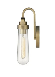 Antique Brass Retro Industrial Wall Sconce Glass Bathroom Fixture Modern Light - Picture 1 of 6