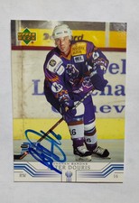 2001-02 Upper Deck German DEL #193 In Person Auto Peter Douris Munich Barons