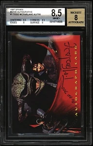1997 Spawn Movie Auto Autographs signed Todd McFarlane BGS 8.5 BAS POP 1 #d /700 - Bild 1 von 2