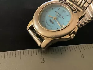 Vintage Rip Curl Ladies Calendar Watch Blue Ocean Technology - Picture 1 of 4