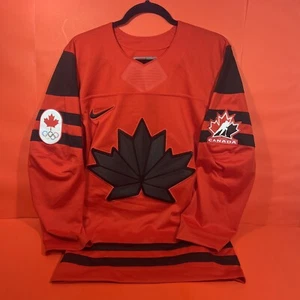 Nike Team Canada Olympic Hockey Jersey Red/Black J000417-CANA Men’s Size Small - Picture 1 of 9