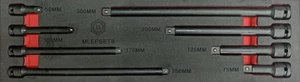Britool Hallmark 8 Piece Impact Extension Bar  3/8'' 1/2'' Set - Picture 1 of 4
