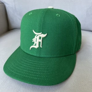New Era FOG ESSENTIALS FEAR OF GOD Philadelphia Eagles Kelly Green 7 1/8 Hat - Picture 1 of 9