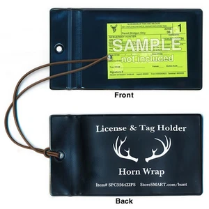 Hirsch und Tier Anhänger Halter mit elastischer Kordel - 10er Pack - SPC3564ZIPS - Bild 1 von 2