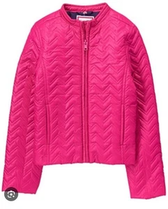 Gymboree Girls Quilted Pink Jacket, Size 7-8 - Picture 1 of 11