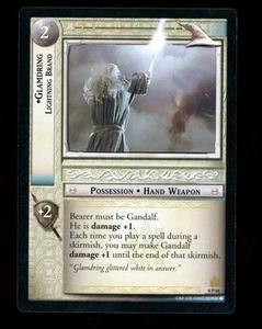 El Señor de los Anillos LOTR TCG 2003 Promo 0P44 Glamdring, Marca Lightning - Imagen 1 de 2