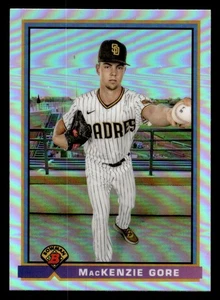 2021 Bowman #91B-MG MacKenzie Gore 1991 Bowman Refractor PADRES - Picture 1 of 2