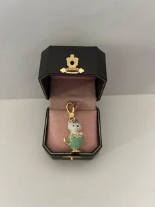 JUICY COUTURE "YORKIE IN TEACUP" CHARM W/BOX #YJRU9013 - Picture 1 of 4