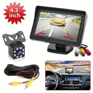 HD Backup Camera Mirror Parking System Kit Night Vision Car Rear View Reverse - Picture 1 of 11