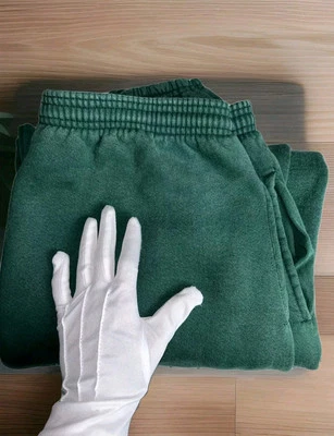 Pantalones de chándal vintage Adidas para hombre XL Pantalón de chándal de forro polar verde Trefoil Athletic USA Foto 1 de 4