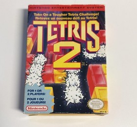 Tetris 2 Nintendo NES Video Game CIB Complete Tested