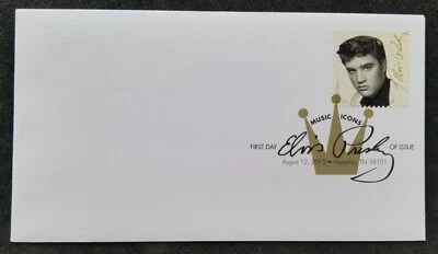 [SJ] USA US Elvis Presley Music Icon 2015 (stamp FDC) *color Postmark - Image 1 of 4