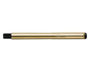 Parker Vector Gold Body Trim GT Roller Ball Pen Rollerball RB New Blue Ink Fine - Picture 1 of 7