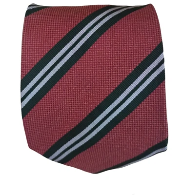 Corbata de seda a rayas naranja CORNELIANI ITALIA 61"/3,6" EC Foto 1 de 4