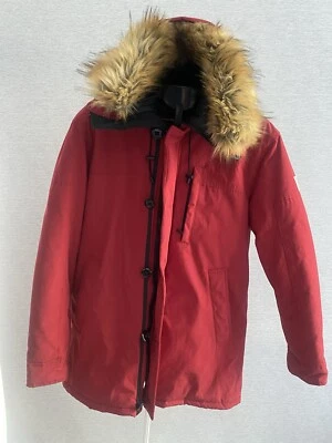 GUESS  LARGE MEN'S WARM HOODED PARKA COAT EXCELLENT CONDITION - Image 1 of 4