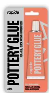 Pottery Fix Glue Porcelain Ceramic China Crack Chips Repair Adhesive Rapide 30ml - Picture 1 of 1